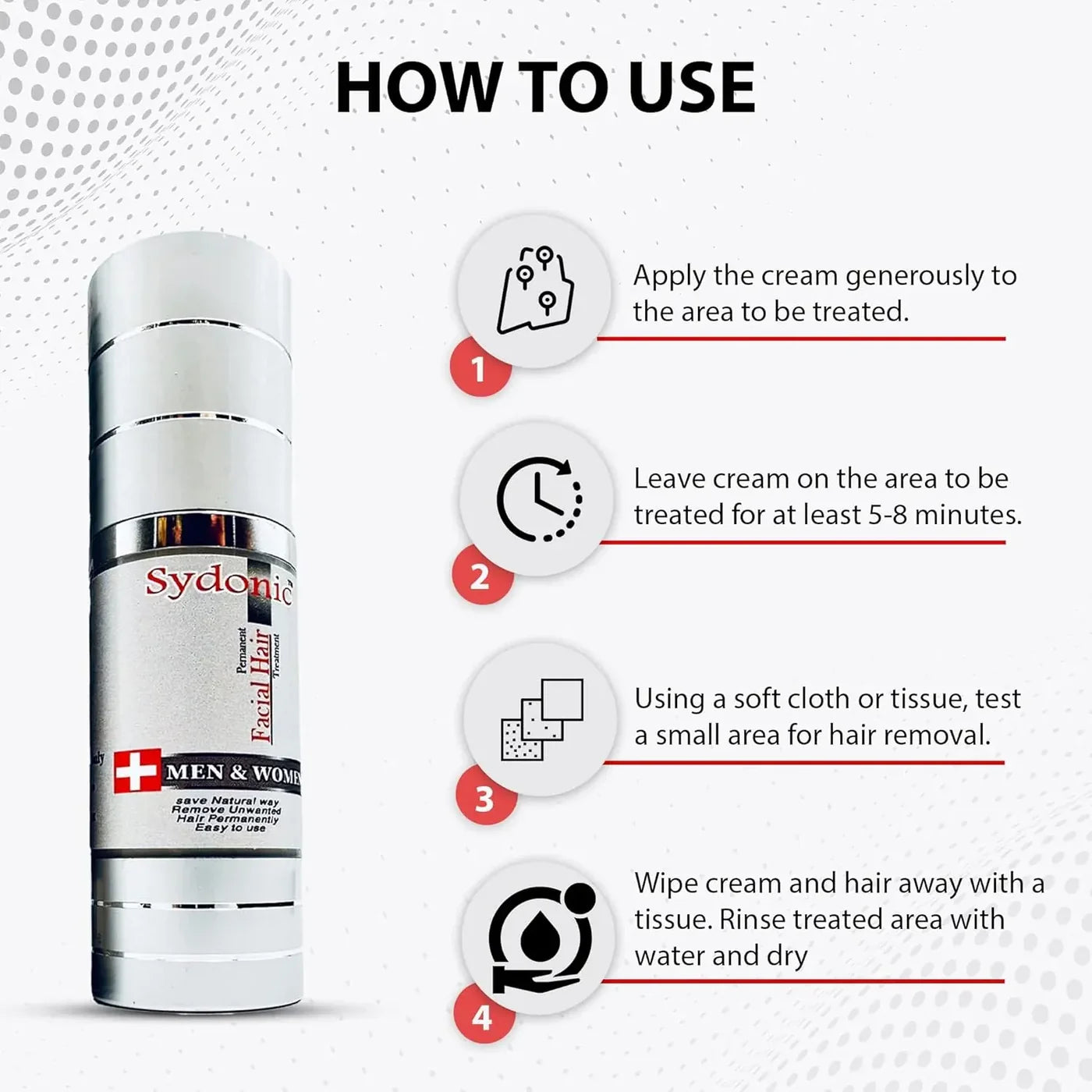 Sydonic Facial hair Removal Treatment